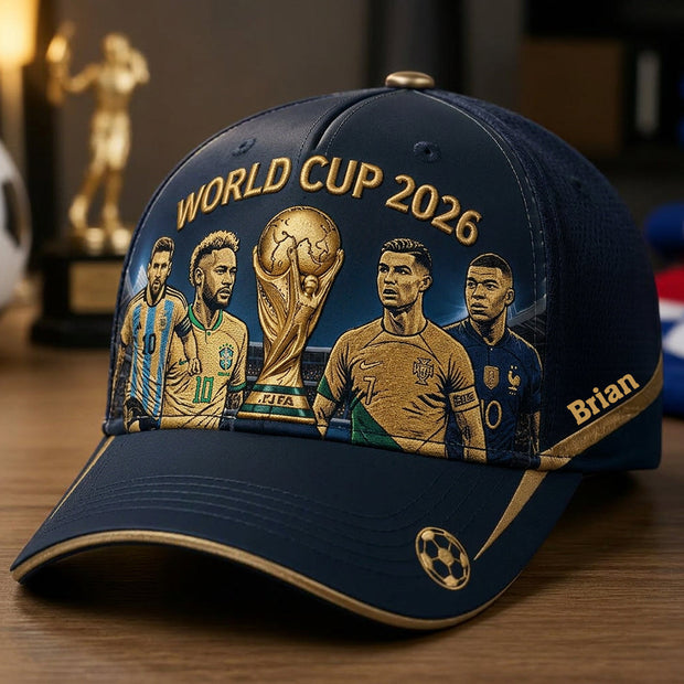 The Champion Of 2026 - Personalized Classic Cap - Gift For Football Lovers, Sports Fans, Sports Lovers, World Cup