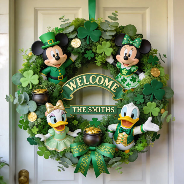 Lucky Friends - Personalized Custom Shaped Wood Sign - CT01
