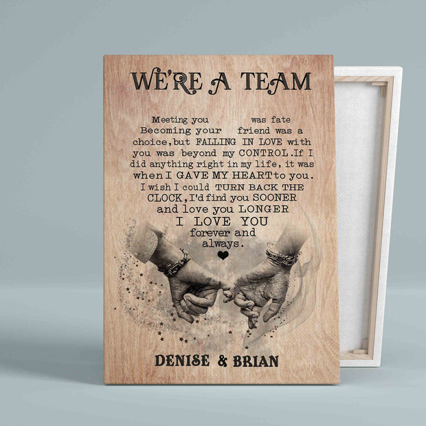 Personalized Custom Name Love Family Canvas