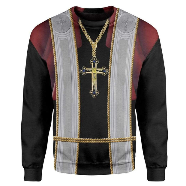 Cosplay Priest Custom Cosplay Costume Sweatshirt Ugly Sweater QT302049