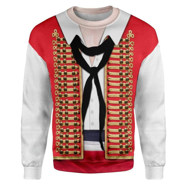 3D Enjolras Les Miserables Custom Cosplay Costume Unisex Pullover Sweatshirt QT210378Hc