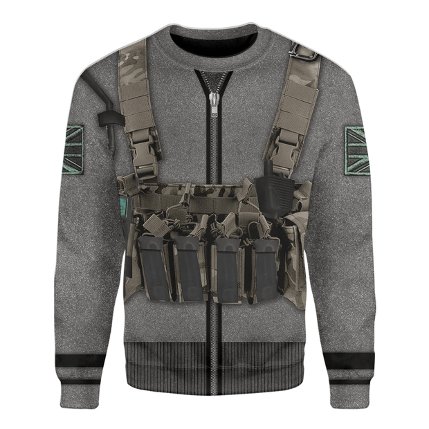 3D Game Call Of Duty MW2 Simon Ghost Riley Custom Cosplay Costume Unisex Pullover Sweatshirt QT210453Hc