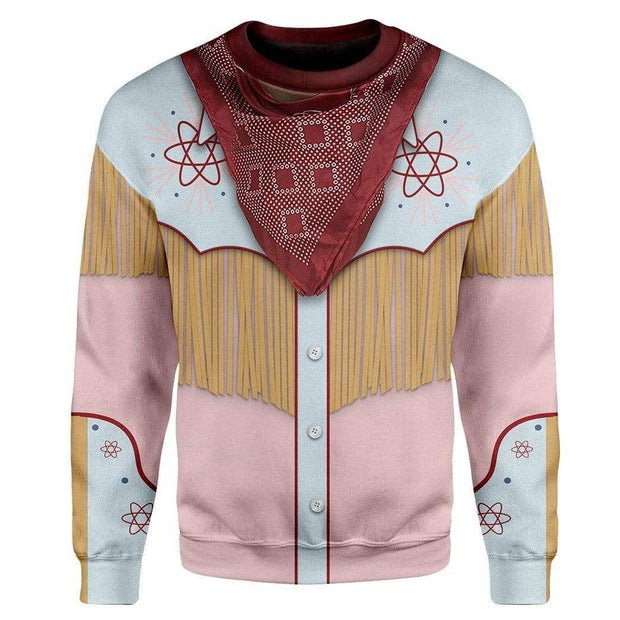 3D Back To The Future III Custom Pullover Sweatshirt Ugly Sweater QT303101Hc