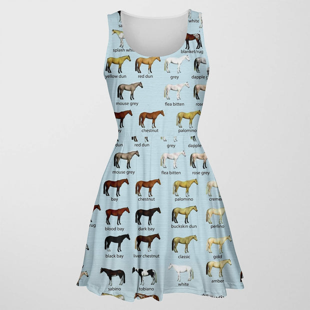 Horse Coat - Skater Dress