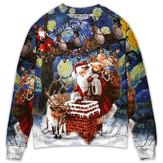 Christmas Santa Coming For You Sweatshirt QT211276Hc