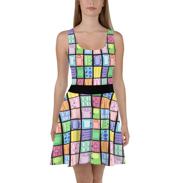 Monsters Doors Cosplay Costume - Skater Dress