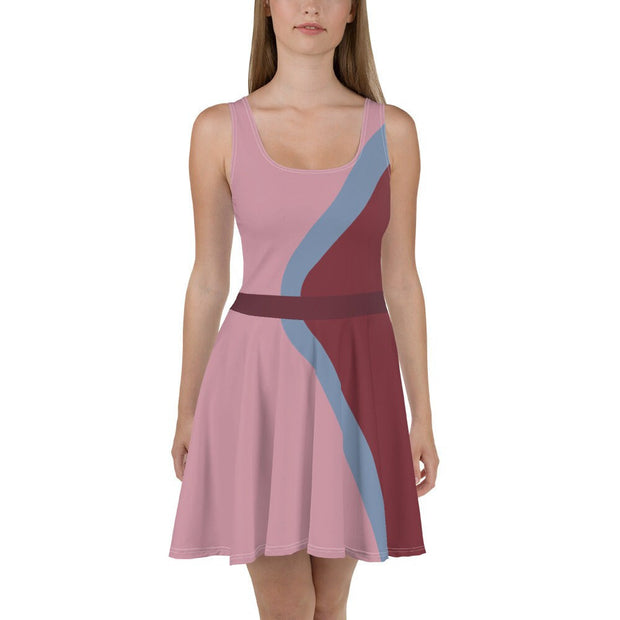 The "Bubblegum Wall" - Skater Dress