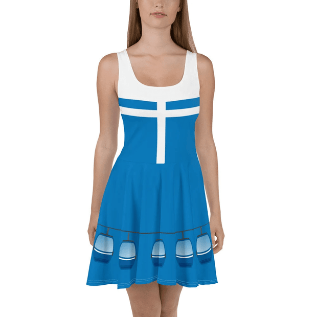 The Blue Skies Skyliner Cosplay Costume - Skater Dress