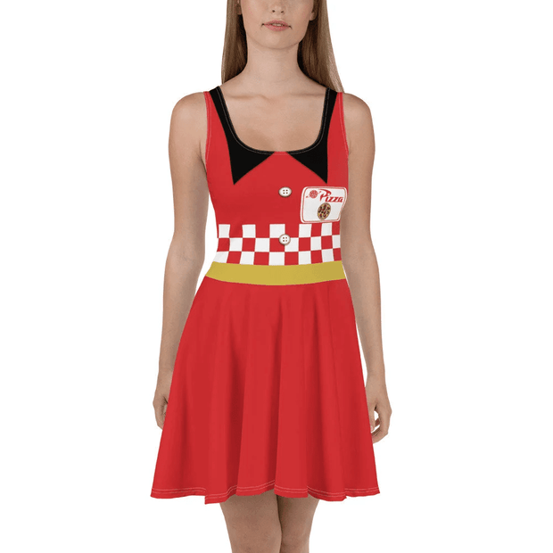 Pizza Delivery Cosplay Costume - Skater Dress