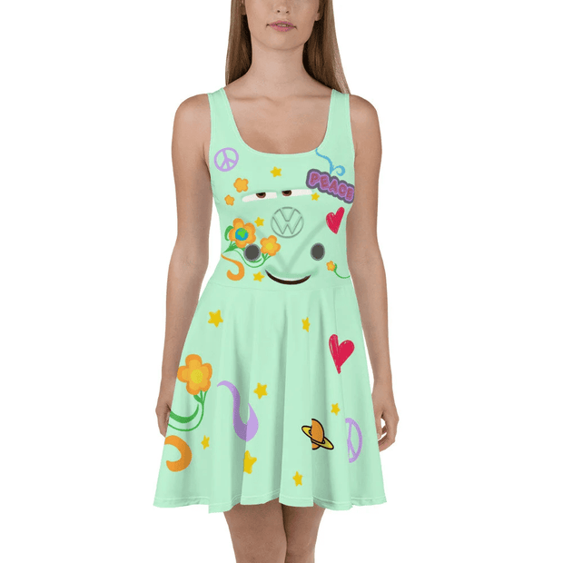 Hippie Bus Cosplay Costume - Skater Dress
