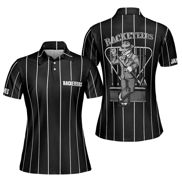 Racketeers Custom Cosplay Short Sleeve Women Polo Shirt