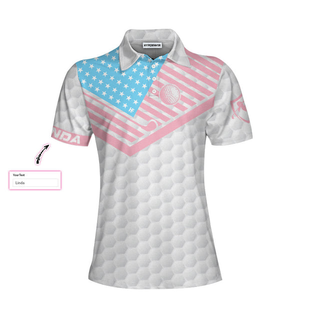 Yell Fore Shoot Six And Write Down Five Golf Custom Cosplay Women Polo Shirt