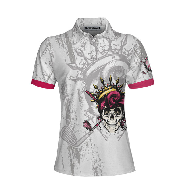 I'm The Queen Of The Course Short Sleeve Women Polo Shirt