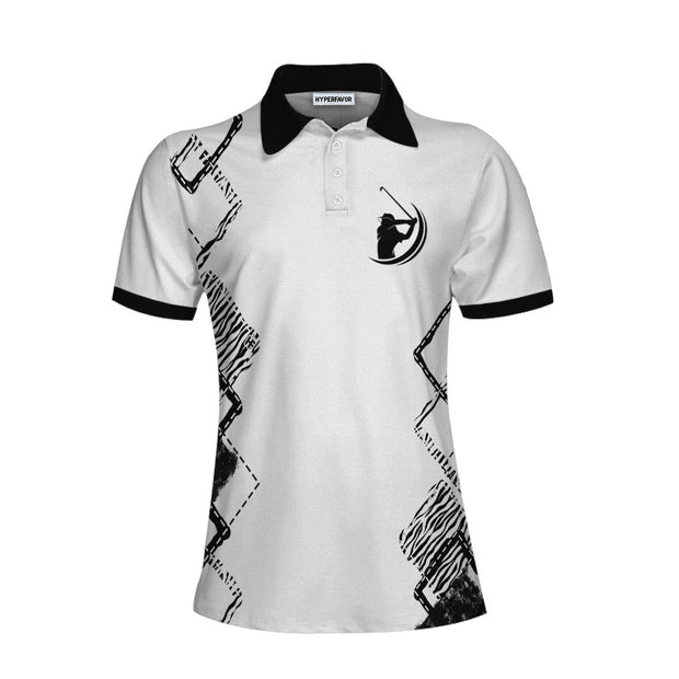 I Play Golf Because I Like It Not Because I'm Good At It Golf Short Sleeve Women Polo Shirt