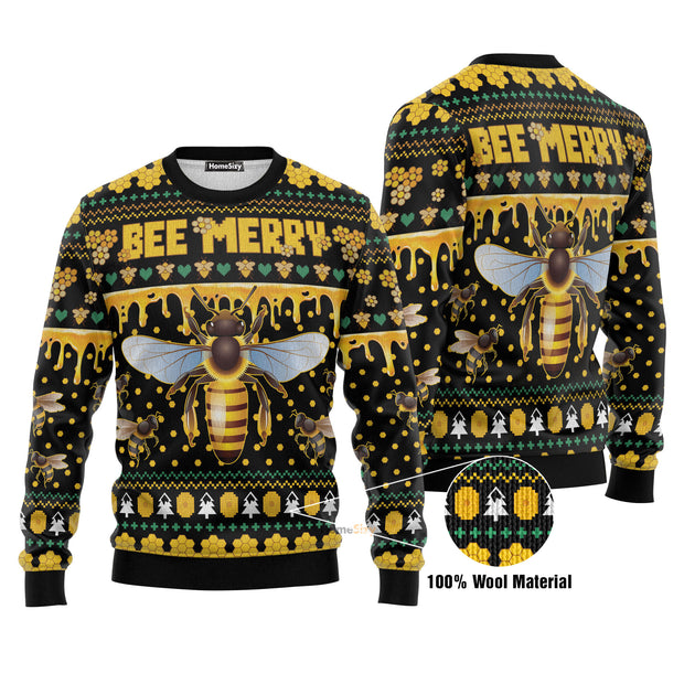 Bee Merry Ugly Christmas Sweater