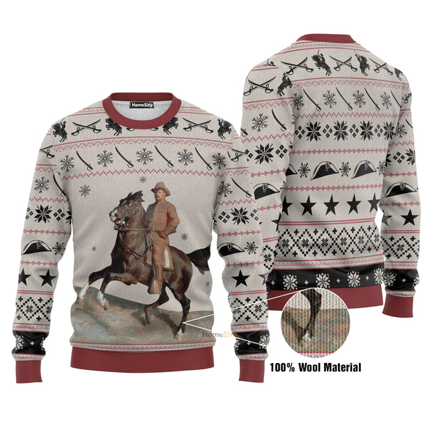 Theodore Roosevelt Christmas Ugly Sweater QT211031Hj
