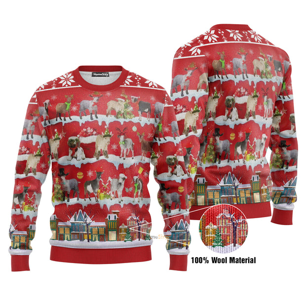 Goat Ugly Christmas Sweater 3D Printed Best Gift For Xmas Adult | US4908 QT211697Hj