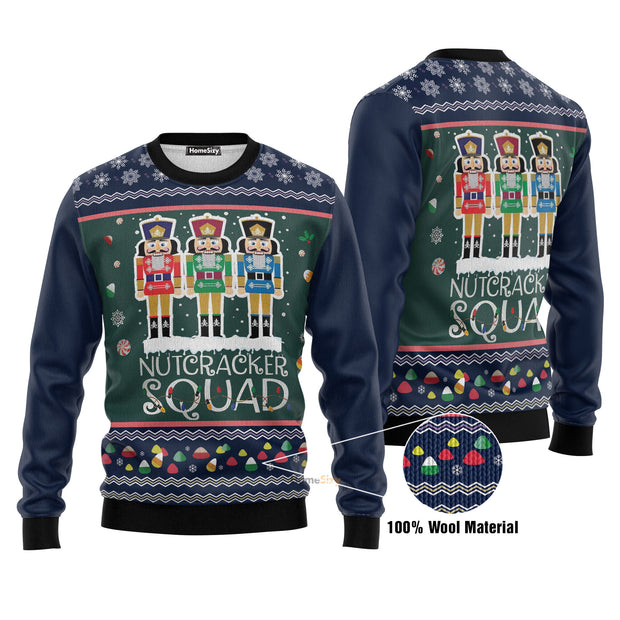 Nutcracker Squad Ugly Christmas Sweater 3D Printed Best Gift For Xmas Adult | US4752 QT211505Hj