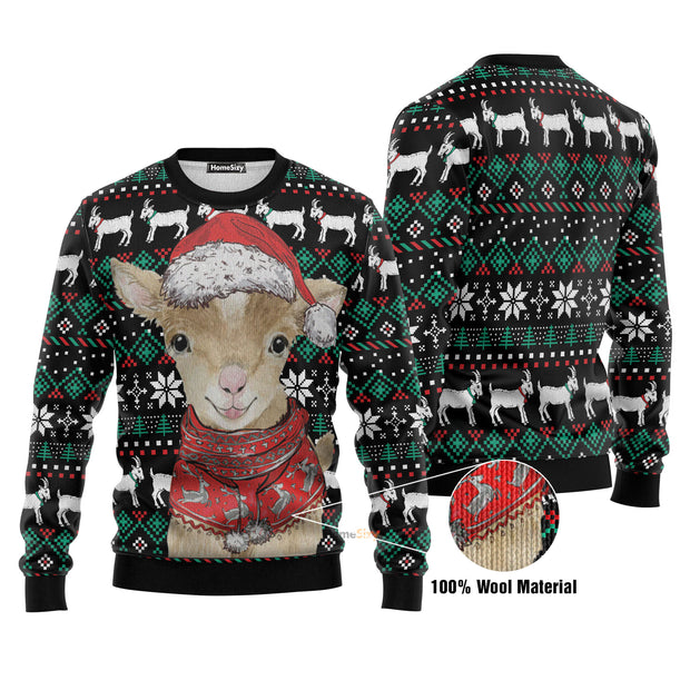 Cute Goat Ugly Christmas Sweater