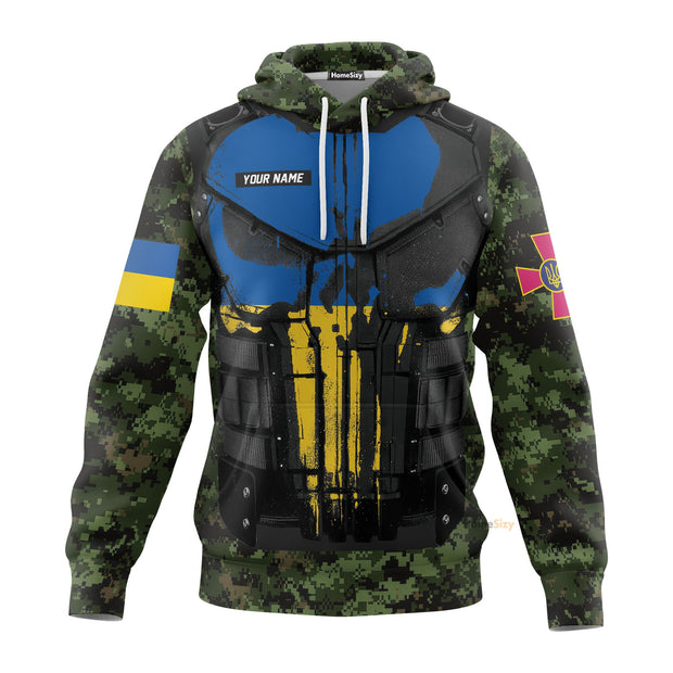 Ukraine Army Against All Enemies Hoodie Slava Ukraine Merch QT305088Hf