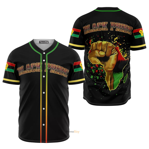 Juneteenth Black Power African American African Pride - Baseball Jersey