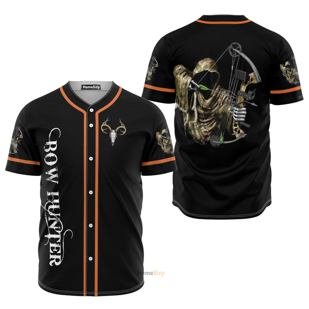 Custom Name Bow Hunting - Personalized Baseball Jersey