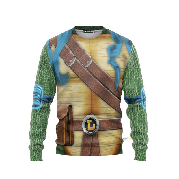 3D Leonardo TMNT Leo Custom Cosplay Custom Sweatshirt QT208189Hg