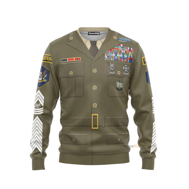 3D US Green Army Custom Cosplay Costume Sweatshirt QT206337Hg