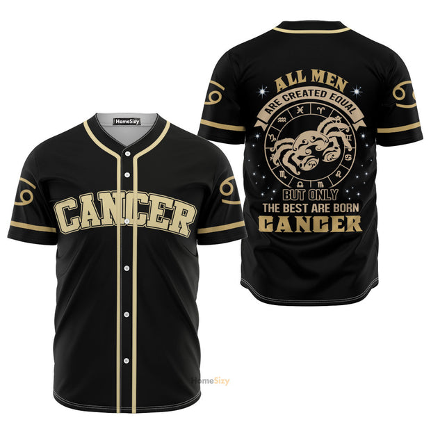 Zodiac The Best Are Born As Cancer - Baseball Jersey