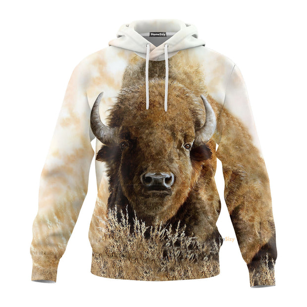 Bison Normal Realistic Graphic Picture - 3D Tshirt