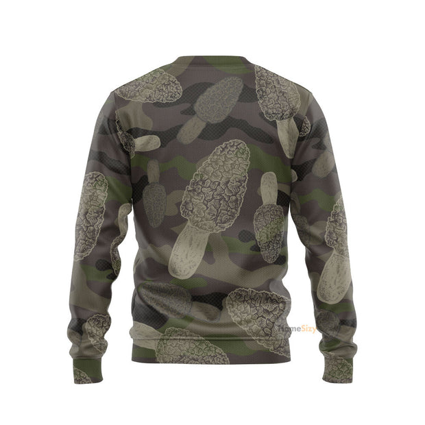 Morel Mushroom Camo - 3D Sweatshirt QT305895Hf