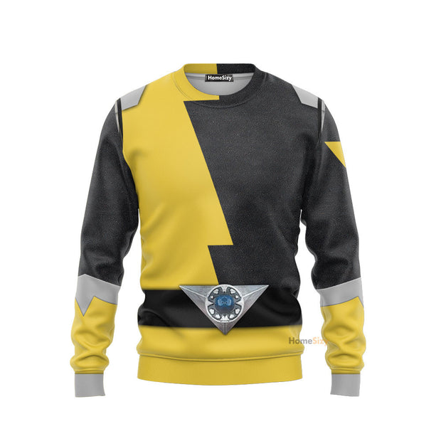 3D Power Rangers HyperForce Yellow Custom Sweatshirt QT305861Hf