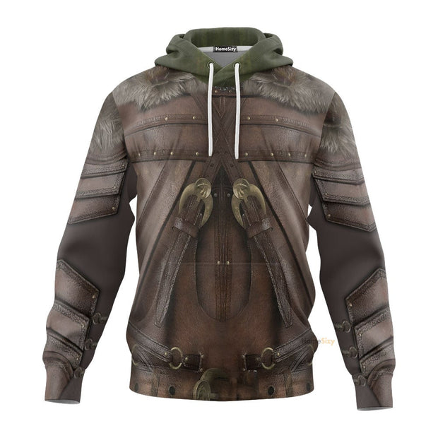 3D D&D Drizzt Custom Cosplay Costume Hoodie QT207435Hf