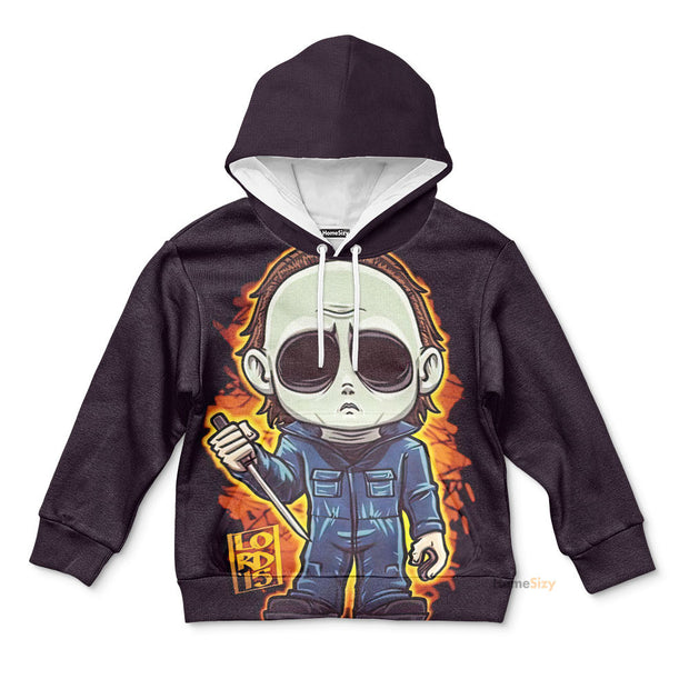 Halloween The Chibi of Michael Myers Kid Hoodie QT305471Tf