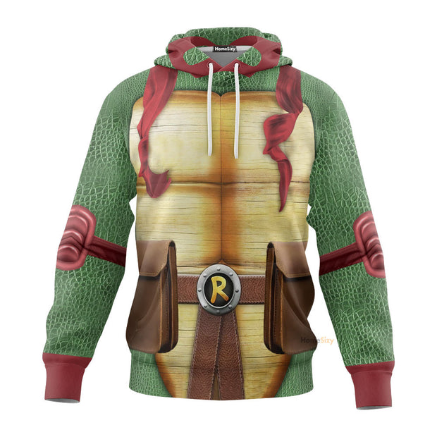3D Raphael Raph TMNT Custom Cosplay Costume Hoodie QT207005