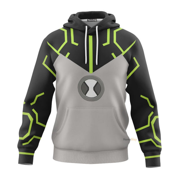 3D Ben 10 Ultra T Custom Cosplay Costume Hoodie QT210280Hf