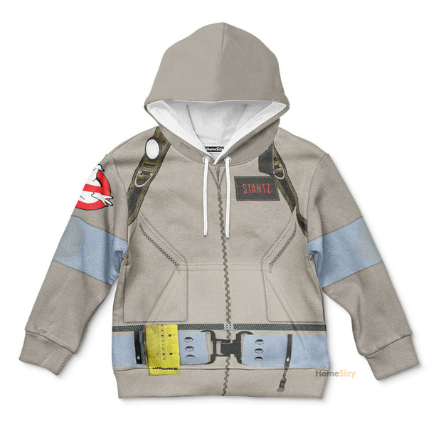 Ghostbusters 1984 Stantz Custom Cosplay Costume Kid Hoodie QT210596Hf