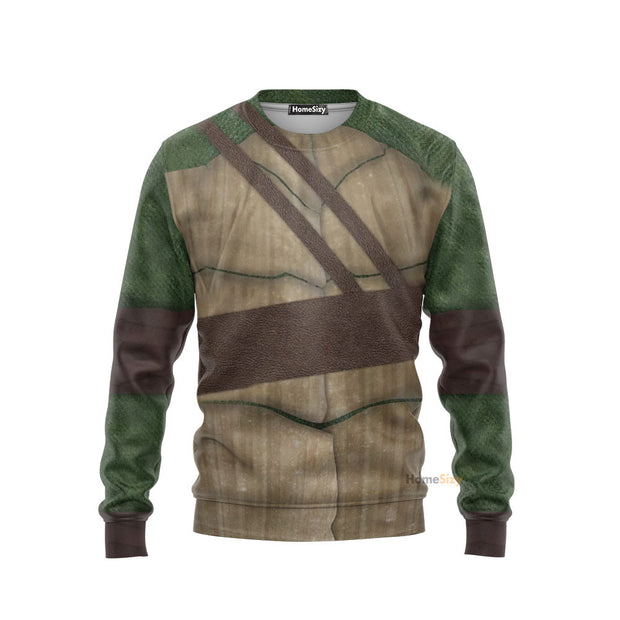 3D Leonardo TMNT Leo TZip Custom Cosplay Costume Sweatshirt QT207041Hf