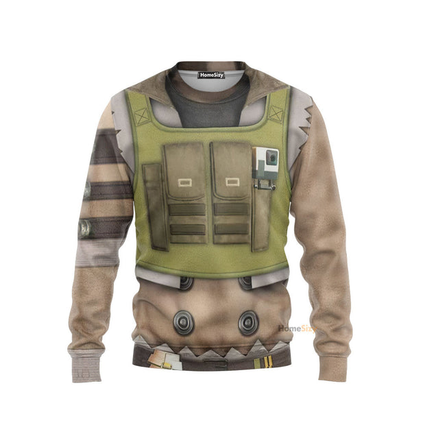 3D Apex Legends Octane Custom Cosplay Costume Sweatshirt QT208521Hf