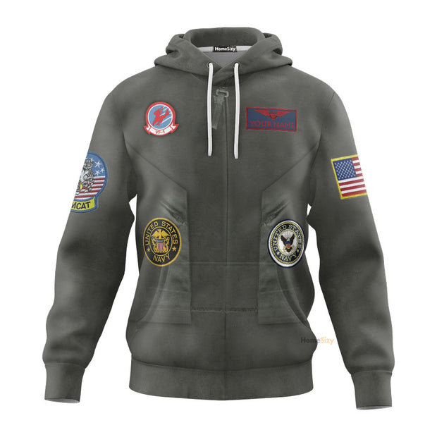 Top Gun Pete Maverick Mitchell - Cosplay Costume 3D Hoodie QT205072