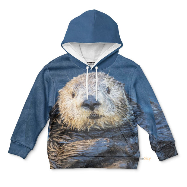 Otter - 3D Kid Hoodie QT211730Hf