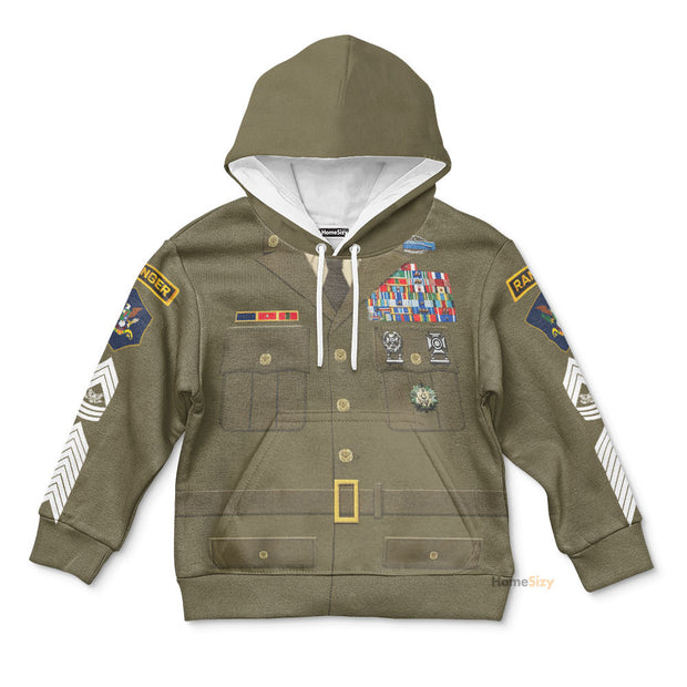 3D US Green Army Custom Cosplay Costume Kid Hoodie QT206337Hg