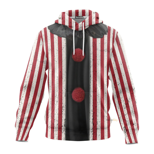 Nightmare Clown Halloween 3D Custom Cosplay Costume Hoodie QT308736