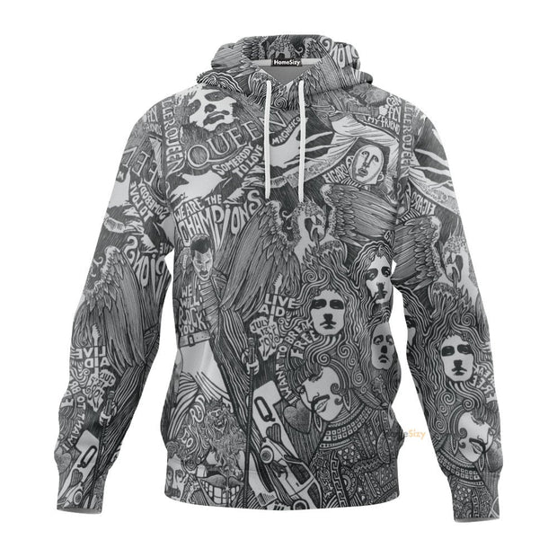Queen Album Art Custom Hoodie QT308926