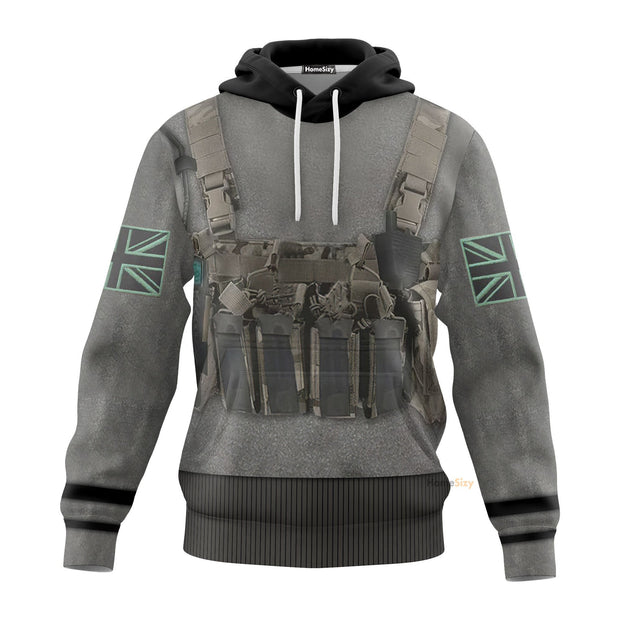 3D Game Call Of Duty MW2 Simon Ghost Riley Custom Cosplay Costume Hoodie QT209568Hg