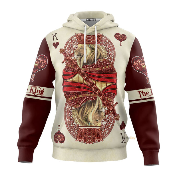 King Hearts Lion Poker - Cosplay Costume 3D Hoodie QT209193