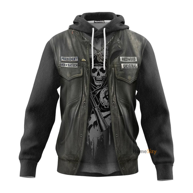 3D Biker Allover Custom Cosplay Costume Hoodie QT206150Hf