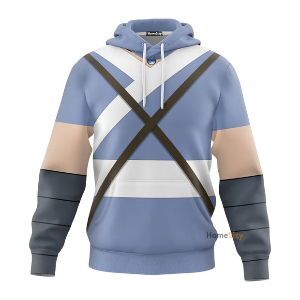 3D Katara The Last Airbender Custom Cosplay Costume Hoodie QT209227Hf