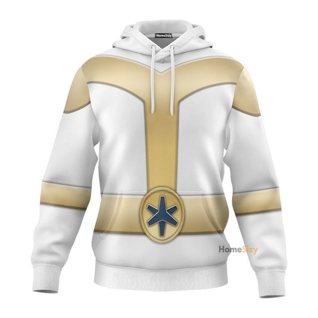 3D Power Rangers Lightspeed Rescue Titanium Ranger Custom Cosplay Costume Hoodie QT210520Hg