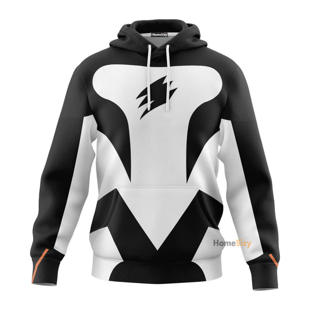 3D Power Ranger Jungle Fury Spirit Bat Custom Cosplay Costume Hoodie QT301297Hf